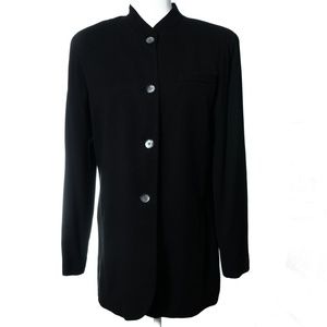 Gorgeous J. Jill Black Wool Blend Suit Size 10